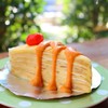 Thai Tea Crepe Cake (55 บาท)
