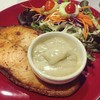 เมนูวันไดเอท Grilled Salmon with Wasabi Sauce Salad