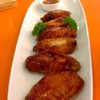 ปีกไก่ทอดซอสบาบีคิว