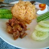 ข้าวผัดน้ำพริกลงเรือ 