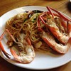 สปาเก็ตตี้ผัดมันกุ้ง