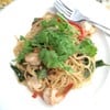 สปาเก็ตตี้กุ้ง รสชาติกลางๆ ร้านสว่างดี
