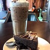 iced mocha+ บราวนี่. 60+50