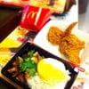ข้าวไก่กรอบ กระเทียมพริกไทย