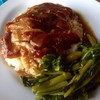 คนชล กินคู่กะผักบุ้ง 