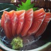 salmon sashimi