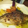 Grilled Sea Bass (Pescato Del Giorno Con Olio Alle Erbe Di Macchia) [620++]