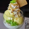 MANGO STICKY RICE IN COCONUT SHAKE 