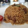 ข้าวคลุกกระเพราเนื้อ
