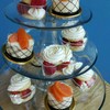 Orange White Choc Mousse & Strawberry Short cake 