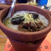 โจ๊ก+ไข่เยี่ยวม้า+ไส้ทอด