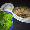 เมี่ยงปลาเผา(ปลาทับทิม)