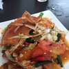 ส้มตำไทยปูม้านึ่ง 120 บาท