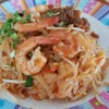 ผัดไทยไข่ปู+กุ้งสด (70 บาท)