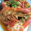 กุ้งแม่น้ำทอดกระเทียมพริกไทย