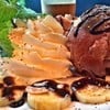 Waffle กล้วย 