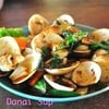 หอยตลับผัดน้ำพริกเผา(100บาท)