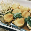 เต้าหู้ไข่ราดซอสน้ำมันหอย