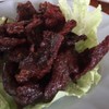 เนื้อแดดเดียว เค็มหวาน พอดี  ราคา 100 บาท