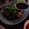 ไส้อ่อนหมูย่าง