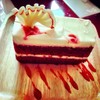 Red Velvet With White Chocolate Cake Bars