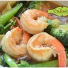 ราดหน้ากุ้งสด