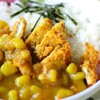 ข้าวหน้าแกงกะหรี่ไก่ทอด (40 บาท)