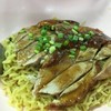 บะหมี่แห้งเป็ด หนังเป็ดเป็นแบบบางๆไม่มีมันใต้หนังเป็ด