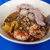 ต้มยำหมูเด้ง เพิ่มไข่ยางมะตูม