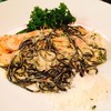 Black Angel Pasta With Big Prawn