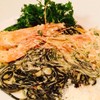 Black Angel Pasta With Big Prawn