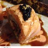 salmon with cavier 
