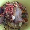 เล็กแห้งทรงเครื่องคอหมูย่าง