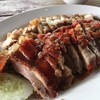 เป็ดย่างหมูกรอบ