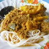 น้ำยาใต้ + แกงไก่