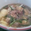 ตบท้ายด้วยแกงตืดไข่นํ้า นํ้าซุปหอมกลมกล่อมอร่อยครับ