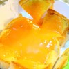 ขนมปังปิ้งเนย-สังขยาสีส้มนมสด