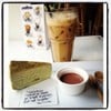 Green Tea Crepcake & Cappuccino