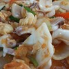 ปลาหมึกผัดไข่เค็ม