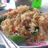ข้าวผัดหมูกรอบ