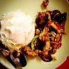 กะเพรา เห็ดรวมมิตร + ไข่ดาว. ราดข้าว