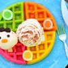 Waffle with Ice Cream (90 บาท)