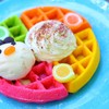 Waffle with Ice Cream (90 บาท)