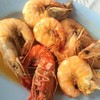 กุ้งแชบ๊วยอบเกลือ (ครึ่งกิโล 400)