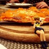 Baby Pizza Smoked Salmon with Sprinkle of Shrimp Roe