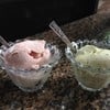 Homemade icecream Kiwi Strawberry