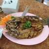 ปลากะพงทอดน้พปลา