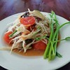 ส้มตำปูปลาร้า(ปลาร้าต้มสุก)