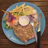 สเต็กไก่ ซอสพริกไทยดำ.