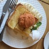 Honey Toast With Thai Tea Icecream อร่อยดีค่ะ ไม่เลี่ยนมาก ไอสครีมอร่อย